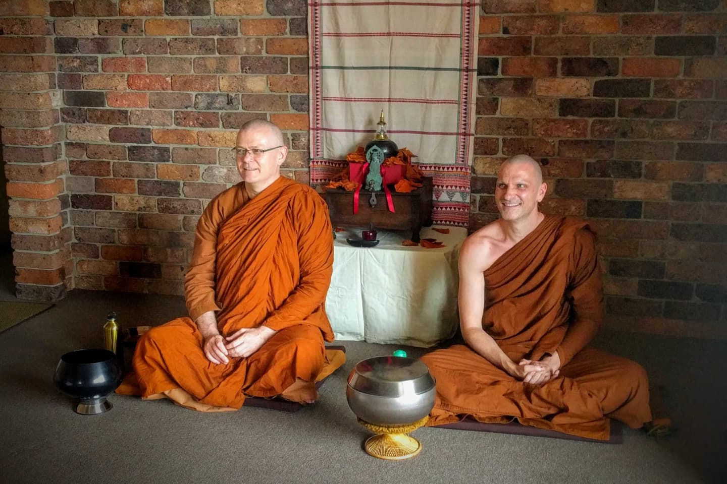 Bhante Sujato and Bhante Akaliko